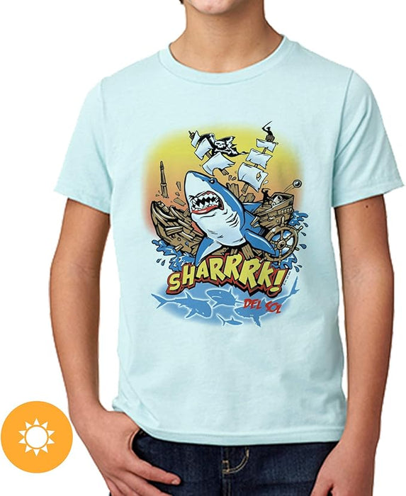 T-shirt ras du cou pour enfants - Sharrrk par DelSol pour enfants - T-shirt 1 pièce (YXS)