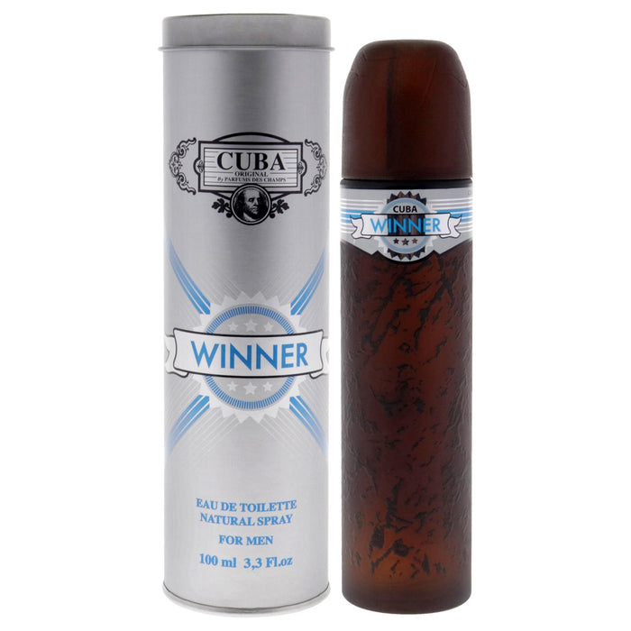 Cuba Winner by Cuba for Men - 3.3 oz EDT Spray