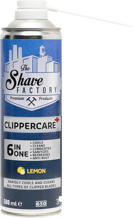 The Shave Factory ClipperCare PLUS+ 6in1 Spray LEMON - 16.9 Oz