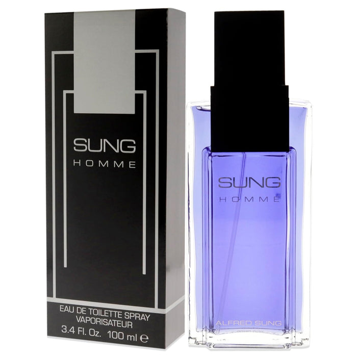 Cantado por Alfred Sung para hombres - Spray EDT de 3.4 oz