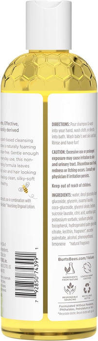 Shampoing et nettoyant pour bébé Baby Bee Original de Burts Bees pour enfants - Shampoing et nettoyant pour le corps 12 oz