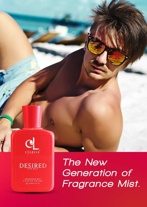 Desired by CJ Lasso para hombres - Niebla de fragancia de 7.6 oz