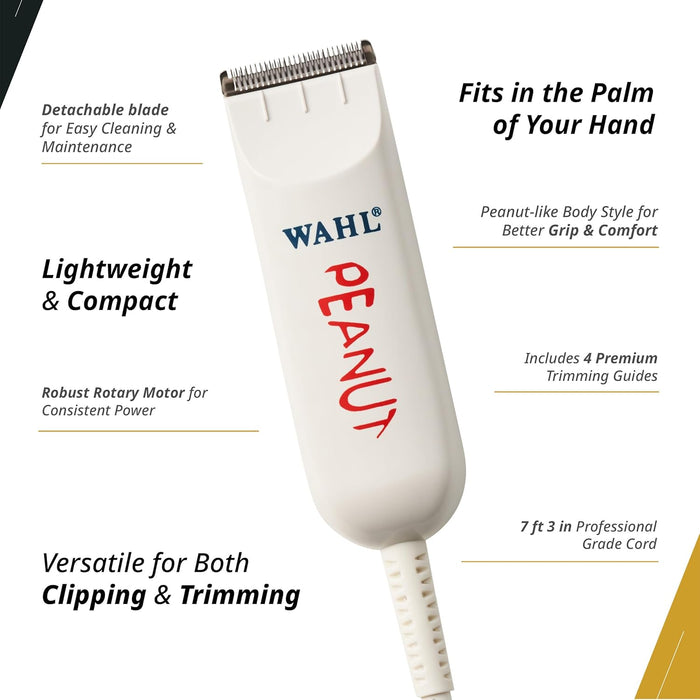 Wahl Peanut Clipper/Trimmer - White