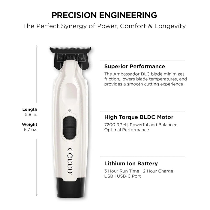 Cocco Veloce Pro Trimmer (Pearl White)