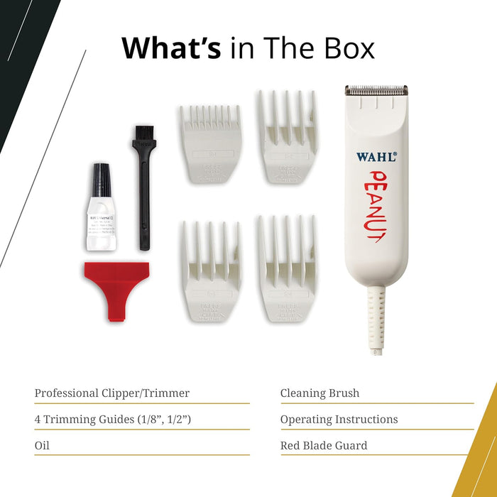 Wahl Peanut Clipper/Trimmer - White