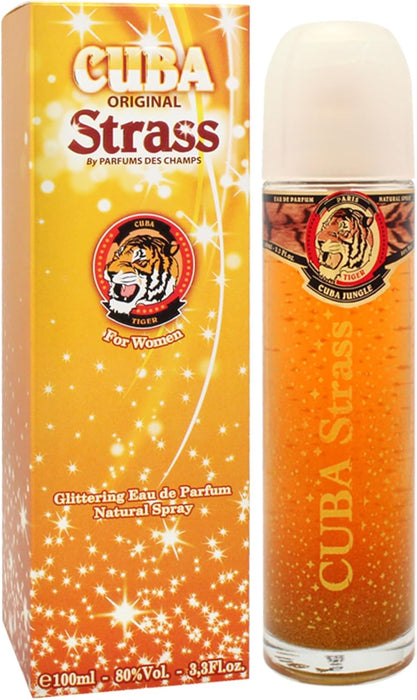 Cuba Strass Tiger de Cuba pour femme - Spray EDP 3,3 oz