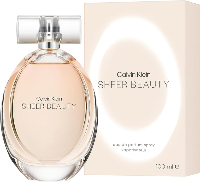 Sheer Beauty de Calvin Klein pour femme - Vaporisateur EDT de 3,4 oz