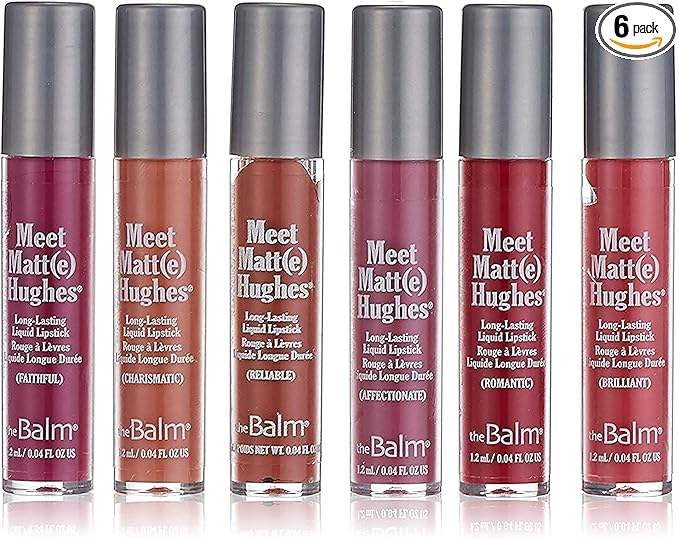 theBalm Meet Matte Hughes Set of 6 Mini Long-Lasting Liquid Lipsticks 2