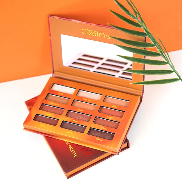 BEAUTY CREACIONES Paleta de sombras de ojos Hot Fire