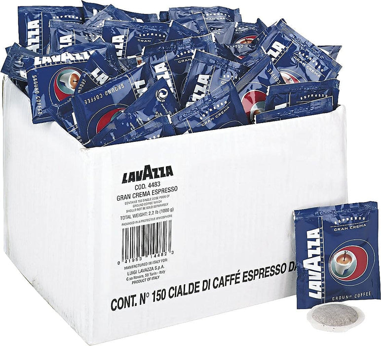 Gran Crema Espresso Coffee by Lavazza for Unisex - 150 Pods Coffee