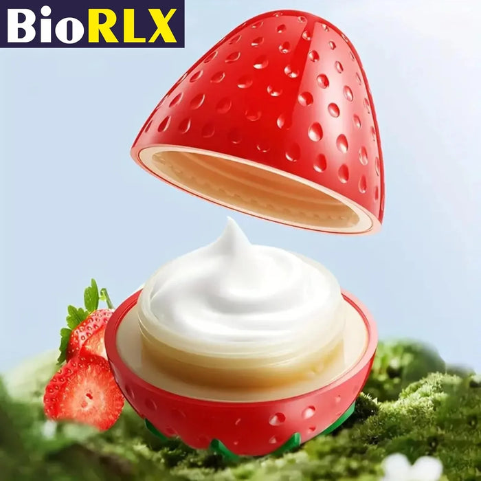 BioRLX Strawberry Milk Hand Cream - Hydrating Hand Moisturizer, Lightweight, Fast-Absorbing Hand Moisturizer for Women & Men