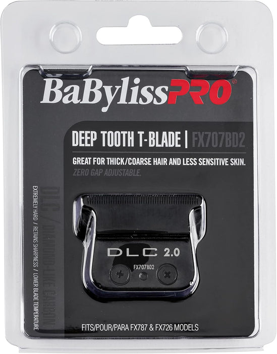 BaBylissPRO FX707BD2 Lame de rechange à dents profondes en T pour FX787 et FX726 