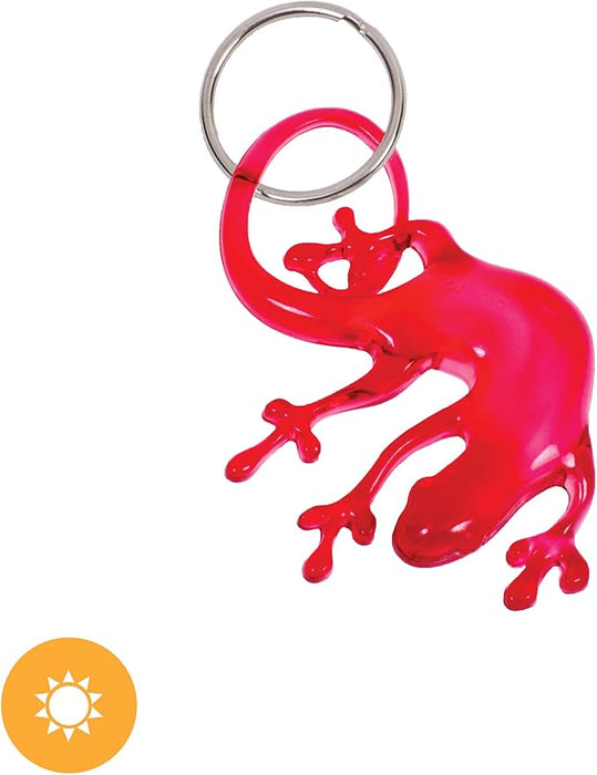 Color-Changing Key Chain Lizard - Red by DelSol for Women - 1 Pc Keychain - Pack of 2