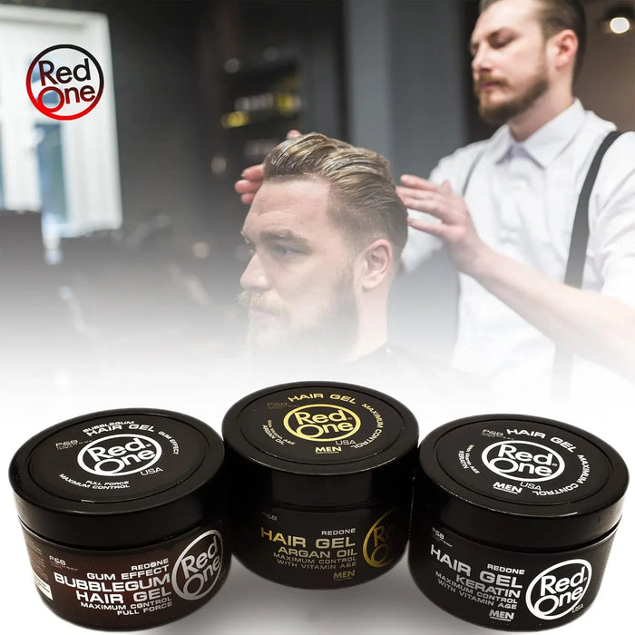 Red One Hair Gel Argan Oil 15.2 oz / 450 ml
