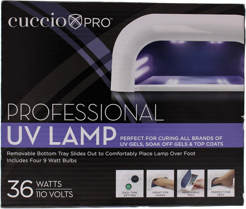 Pro UV Lamp Curing 36W by Cuccio Pro for Women - 1 Pc Nail Lamp