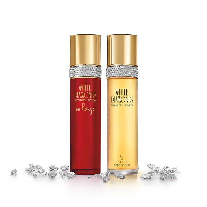 White Diamonds En Rouge de Elizabeth Taylor para mujeres - EDT en aerosol de 3,3 oz (probador)