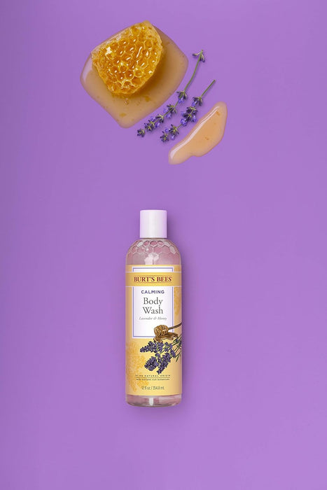 Nettoyant pour le corps apaisant à la lavande et au miel de Burts Bees pour femme - Nettoyant pour le corps 12 oz