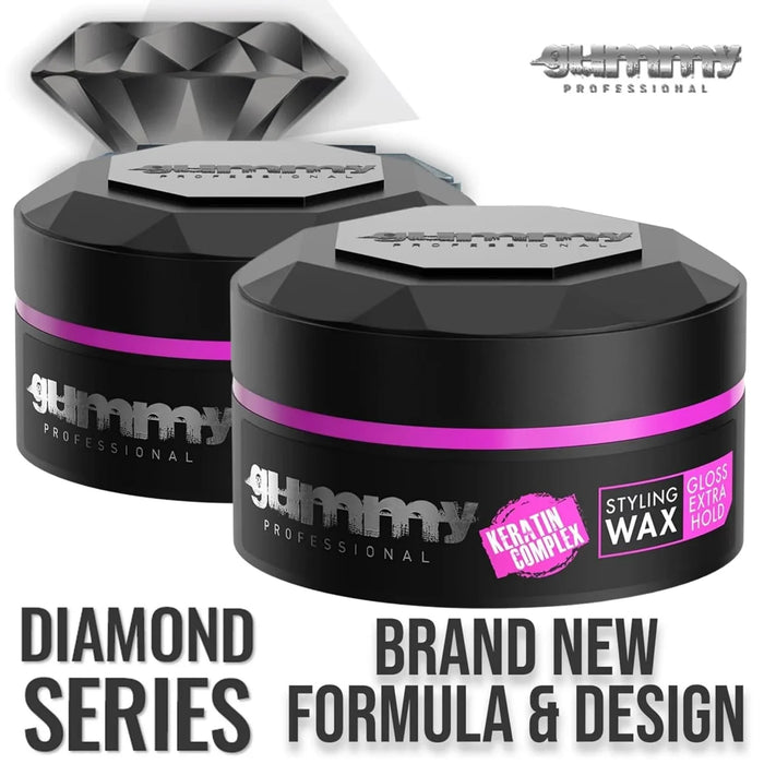Gummy Styling Wax Extra Gloss 5 oz - Multipack