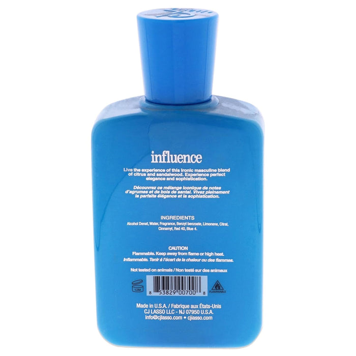 Influencia de CJ Lasso para hombres - Niebla de fragancia de 7.6 oz