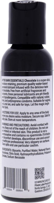 Lubrifiant personnel à base d'eau - Chocolat par After Dark Essentials pour unisexe - Lubrifiant 2 oz