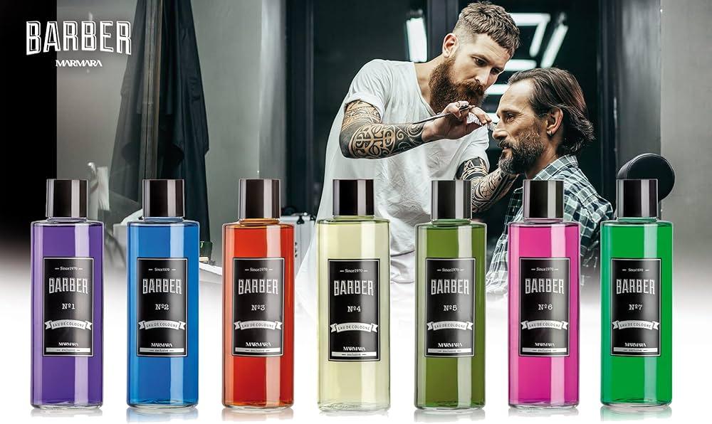 Marmara Barber Aftershave Cologne No.1 & No.2 -16.9 oz Combo - 6 pcs