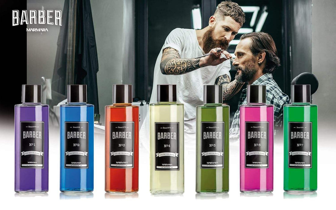 Marmara Barber Cologne - Best Choice of Modern Barbers and Traditional Shaving Fans (No 1 Purple, 500ml x 1 Bottle)