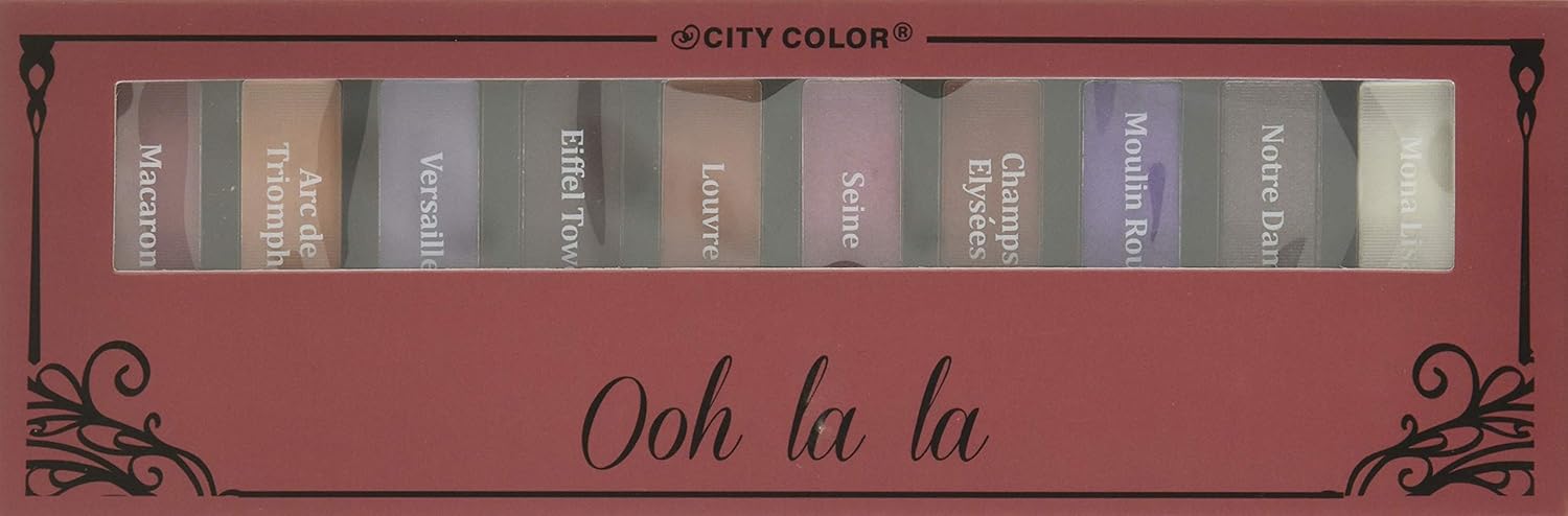 CITY COLOR Ohh La La Eyeshadow Palette - 10 Shades