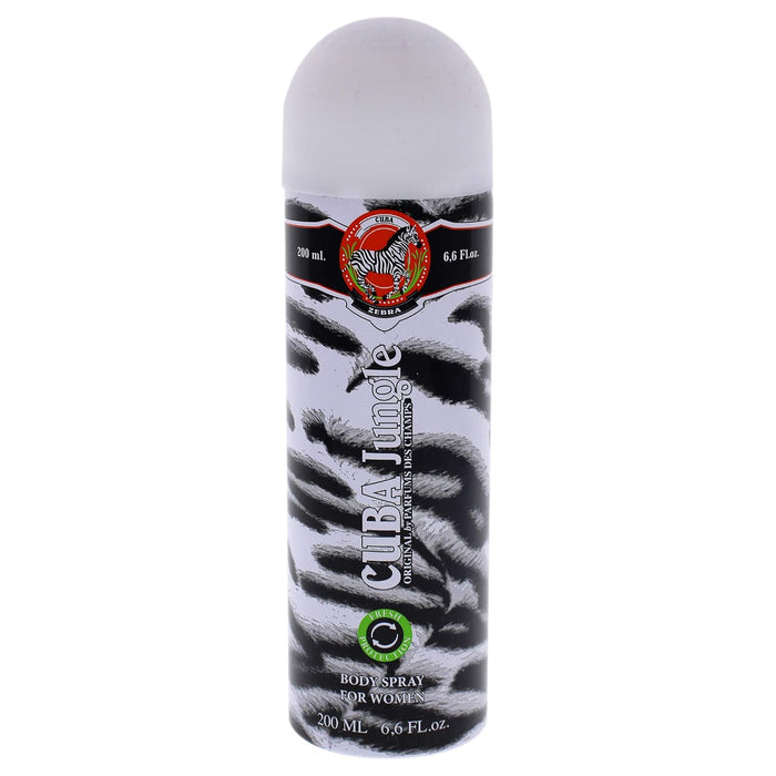 Cuba Jungle Zebra de Cuba para mujeres - Spray corporal de 6.6 oz