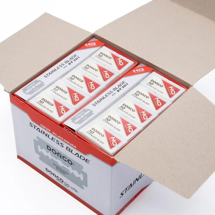 Dorco ST301 Platinum Extra Double Edge Razor Blade - 10000 ct