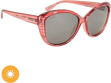 Solize Summer Breeze - Clear to Pink by DelSol for Women - 1 Pc Sunglasses