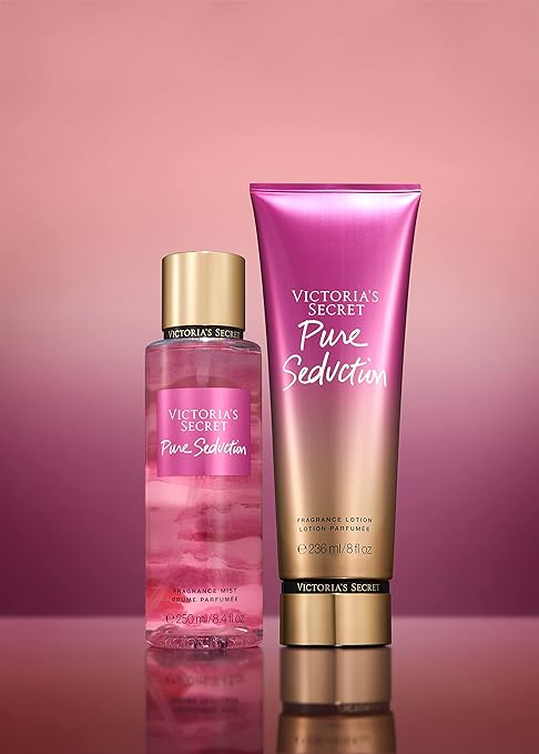 Pure Seduction de Victorias Secret para mujeres - Loción corporal de 8 oz - Paquete de 2