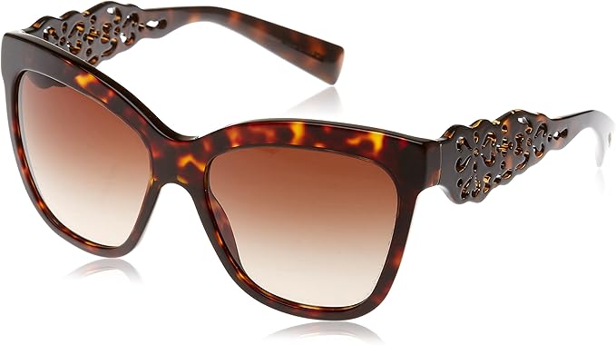 Dolce and Gabbana DG 4264 502-13 - Dark Brown-Dark Havana by Dolce and Gabbana for Women - 55-16-140 mm Sunglasses