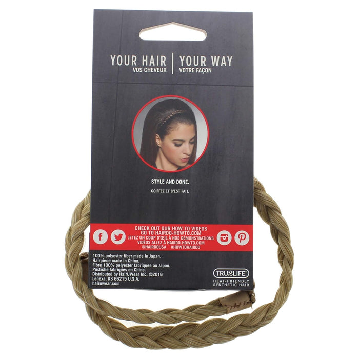 French Braid Band - R14 88H Golden Wheat by Hairdo for Women - 1 Pc Hair Band