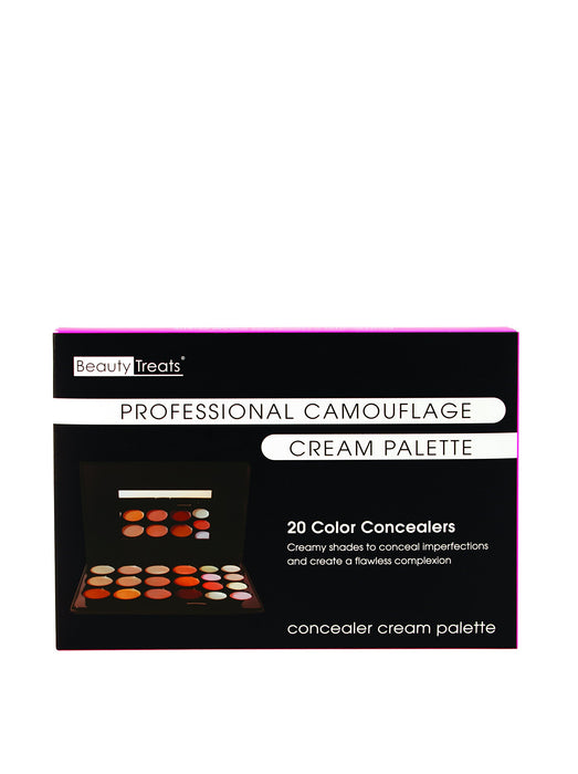 BEAUTY TREATS Professional Camouflage Cream Palette Case of 6 Palettes