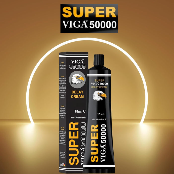 Super Viga 50000 Delay Cream for Men - Desensitizing Formula