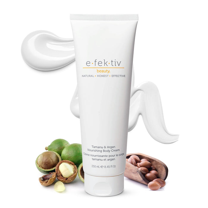 Crème pour le corps nourrissante Tamanu et Argan par e.fek.tiv pour unisexe - Crème pour le corps 8,45 oz