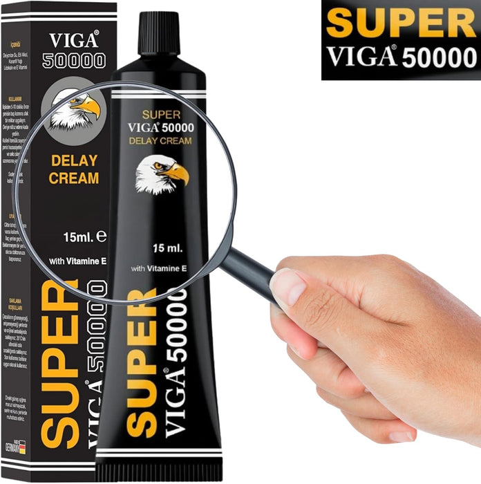 Super Viga 50000 Delay Cream for Men - Desensitizing Formula