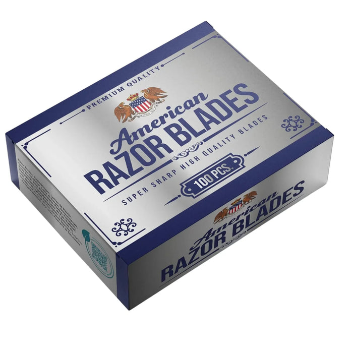 American Razor Blades – Super Sharp Double Edge (100 ct) | The Shave Factory