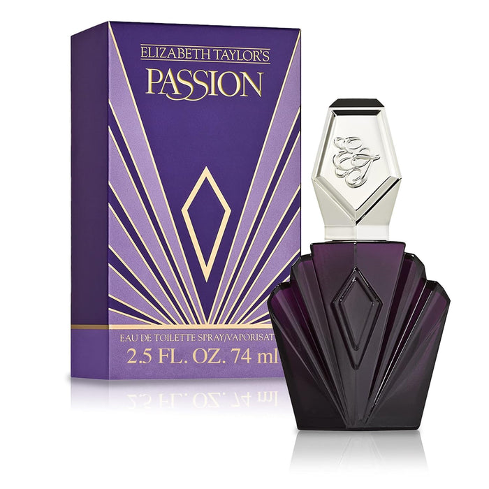 Passion de Elizabeth Taylor para mujeres - Spray EDT de 2,5 oz (probador)