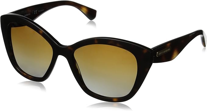 Dolce and Gabbana DG 4220 2937-T5 - Havana-Matte Havana-Borwn Gradient Polarized by Dolce and Gabbana for Women - 55-17-140 mm Sunglasses