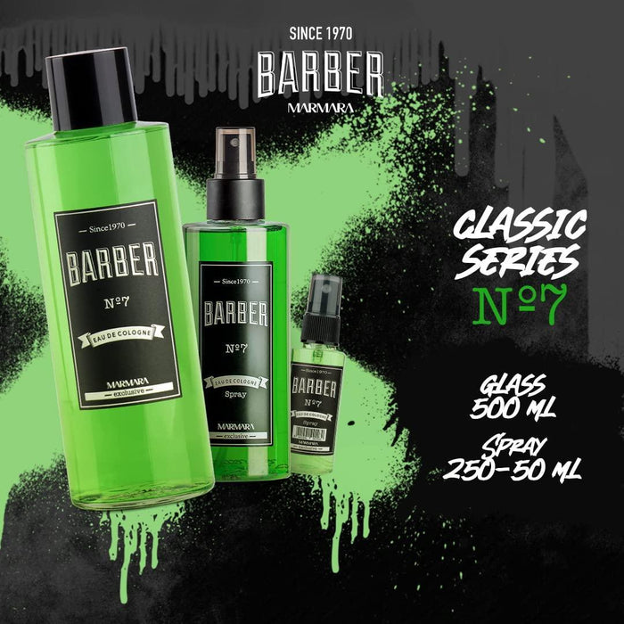 Marmara Barber Aftershave Cologne No.7 16.9 oz - Multipack