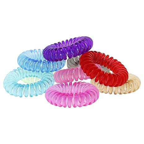 The Markless Hair Loop Set - Jelly Collection by Goomee for Women - 10 Pc Hair Tie