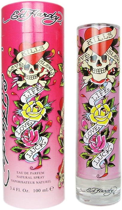 Ed Hardy de Christian Audigier pour femme - Spray EDP 3,4 oz (sans boîte)