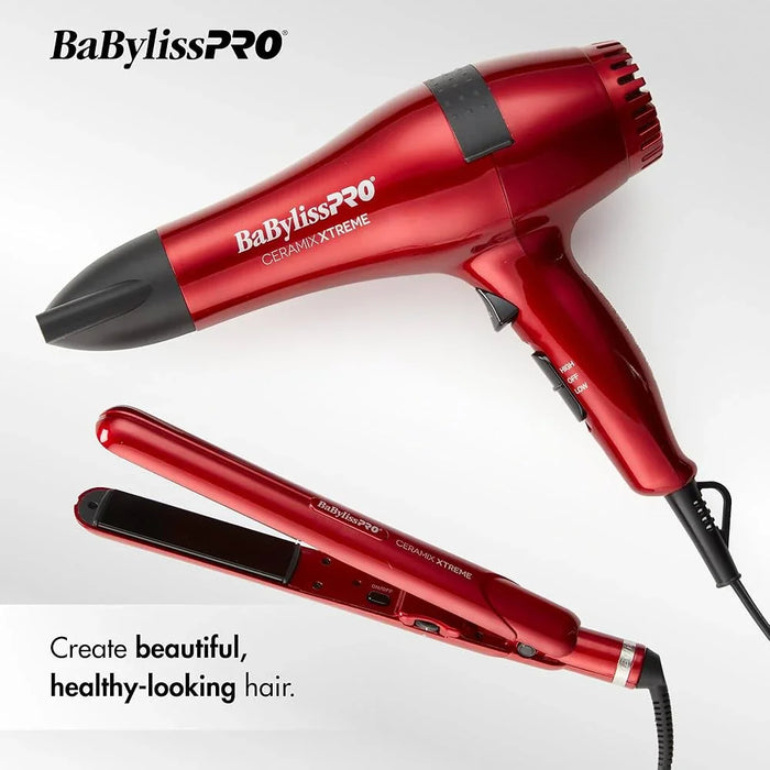 BaBylissPRO Ceramic Xtreme Dryer & 1" Straightening Iron Set