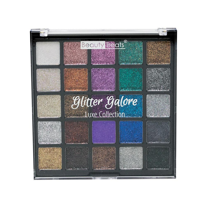 BEAUTY TREATS Glitter Galore Luxe Collection Palette Display Set, 12 Pieces