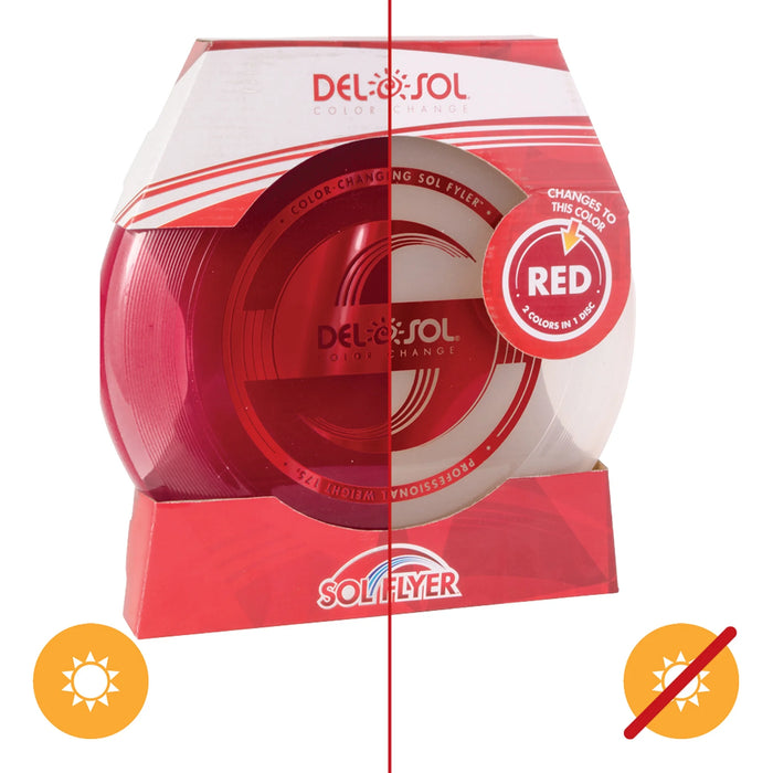 Sol Flyer Sport Disc - Rouge par DelSol pour Unisexe - 1 Pc Flyer