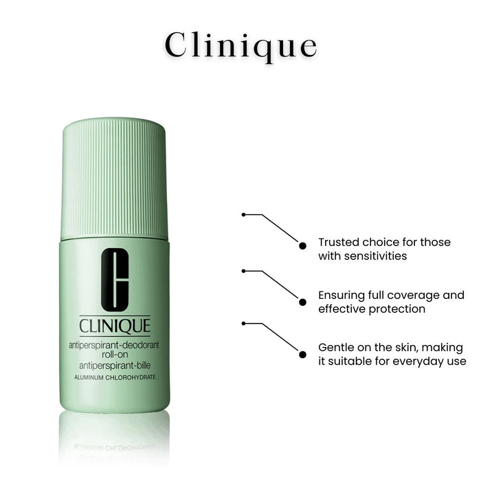 Clinique Anti-perspirant Deodorant Roll-on by Clinique for Men - 2.5 oz Deodorant Roll-On