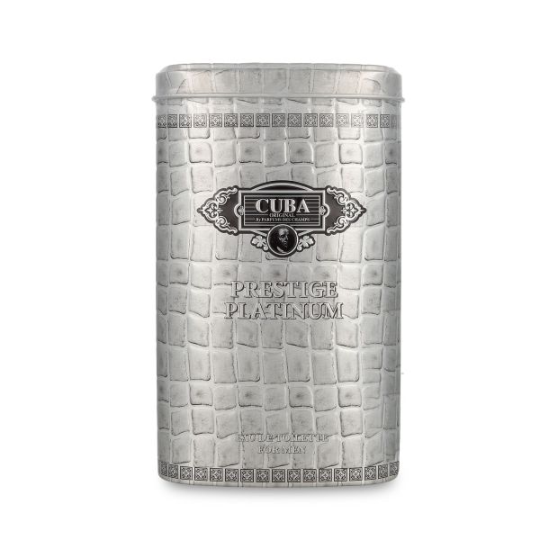 Cuba Prestige Platinum de Cuba para hombres - Spray EDT de 3 oz