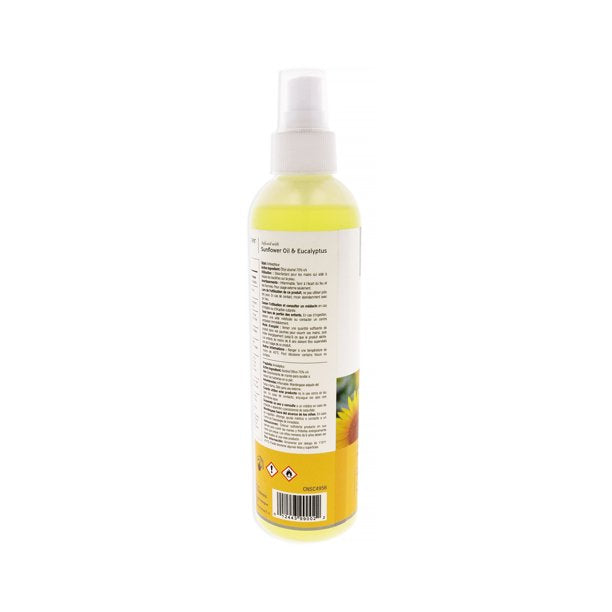 Brume désinfectante pour les mains - Huile de tournesol et eucalyptus de Cuccio Naturale pour unisexe - Désinfectant pour les mains 8 oz