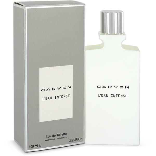 LEau Intense de Carven pour homme - Vaporisateur EDT de 3,33 oz